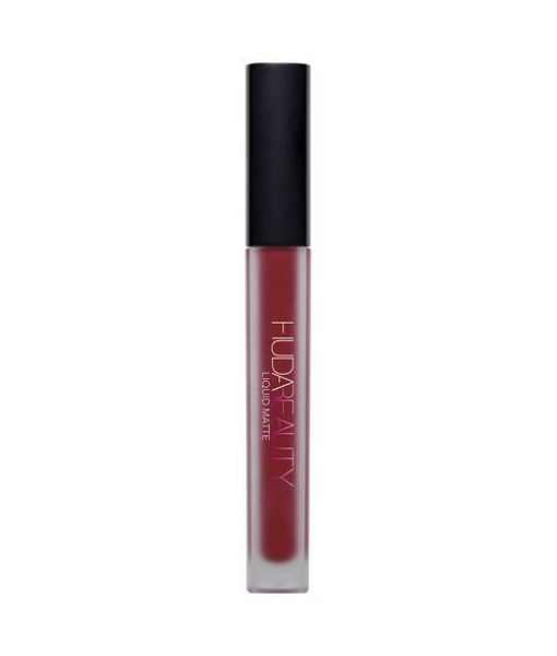 hudabeauty Liquid Matte Lipstick cheerleader