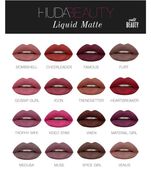 hudabeauty Liquid Matte Lipstick trave-size heartbreaker