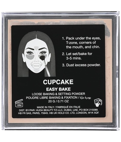 hudabeauty Easy Bake Loose Baking & Setting Powder  cupcake