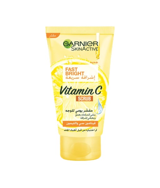 garnier fast bright vitamin c scrub 150ml