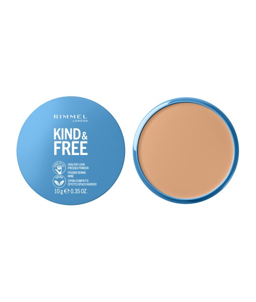 rimmel kind & free compact powder 020 light