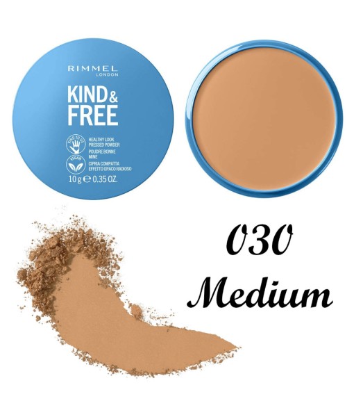 rimmel kind & free compact powder 030 medium