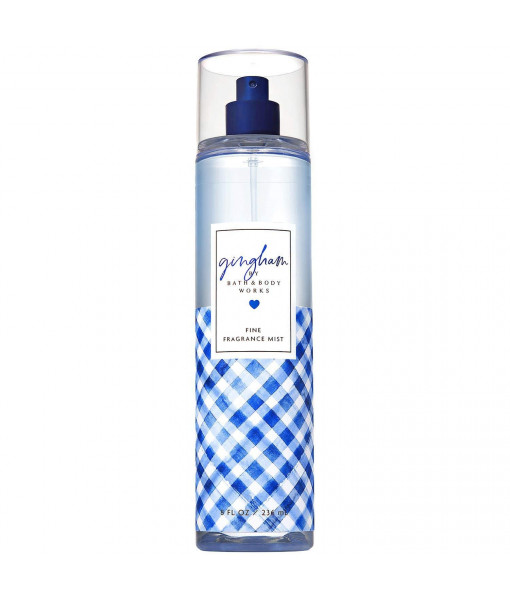 bath & body works gingham body mist 236ml