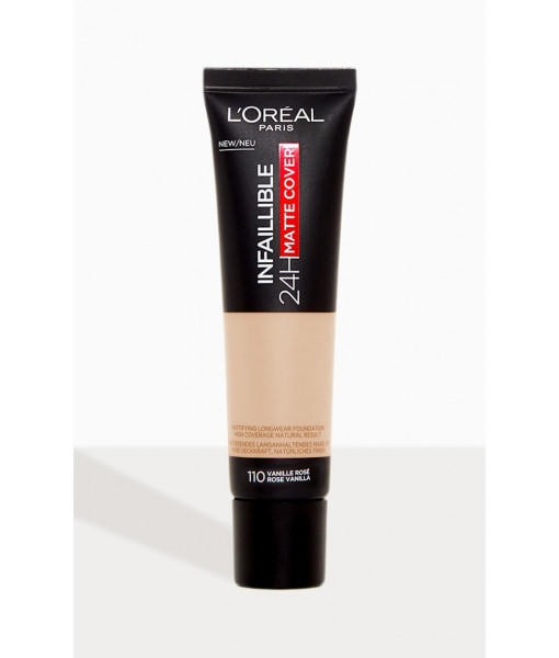 l'oreal infallible matte cover foundation 110