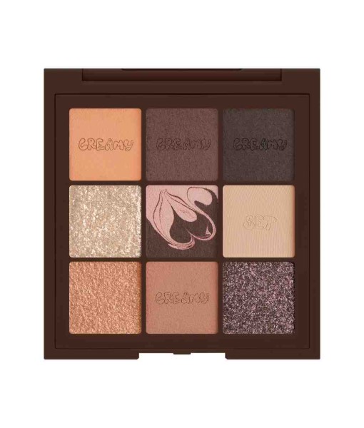 hudabeauty creamy eyeshadow palette obsessions neutral brown