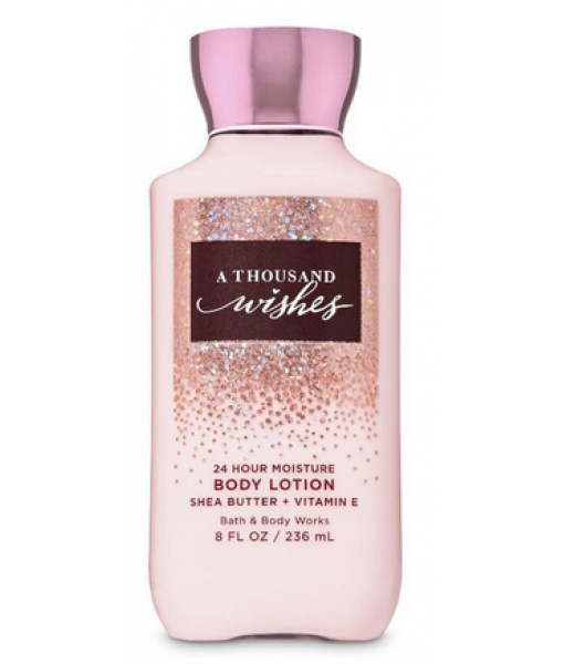 bath & body works a thousand wishes body lotion 236ml