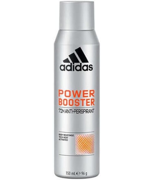 adidas power booster 72h anti-perspirant body response tech heat activated 150ml