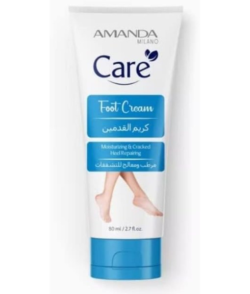 amanda care foot cream moisturizing & creacked heel repairing 80 ml