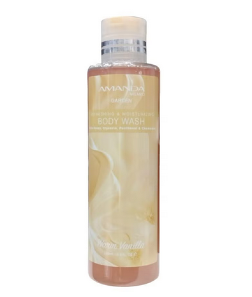 amanda body wash 250ml warm vanilla