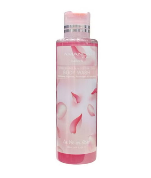 amanda body wash 250ml la vie en rose