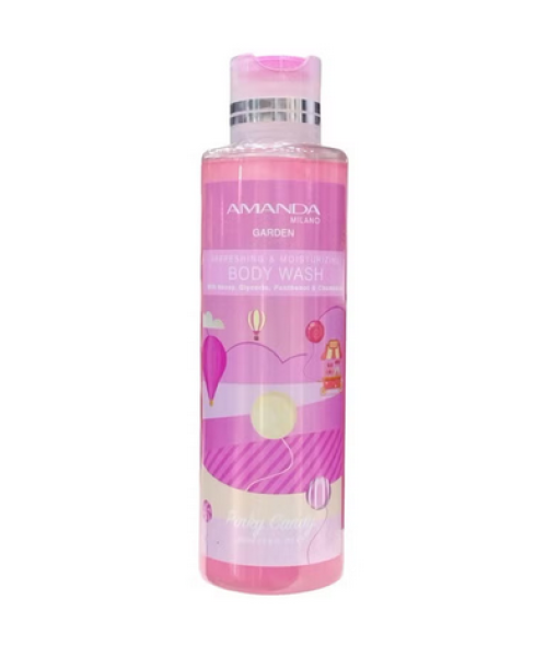 amanda body wash 250ml pinky candy