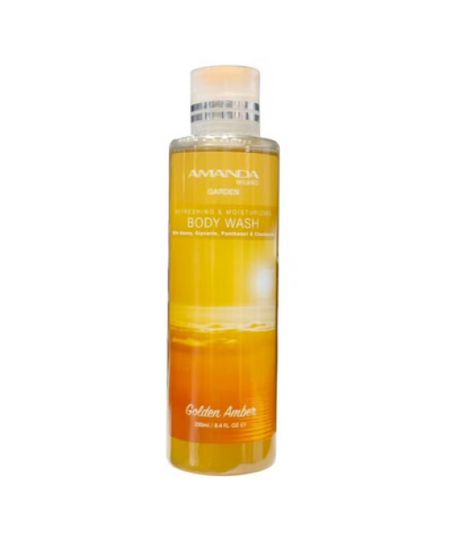 amanda body wash 250ml golden amber
