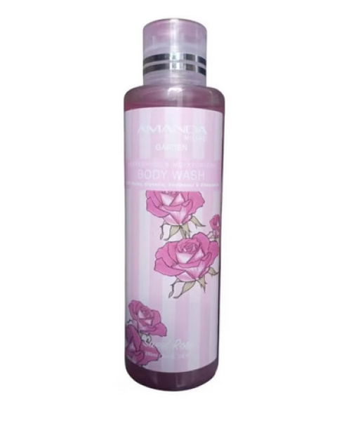 amanda body wash 250ml sweet rose