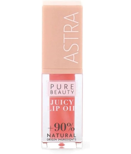 astra pure beauty juicy lip oil peach 001