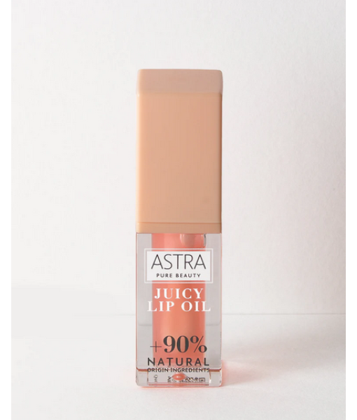 astra pure beauty juicy lip oil peach 001