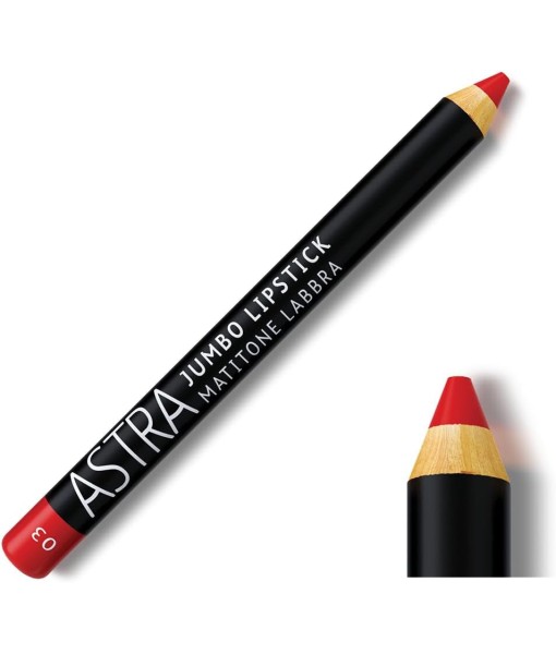 astra jumpo lipstick 003 red stick
