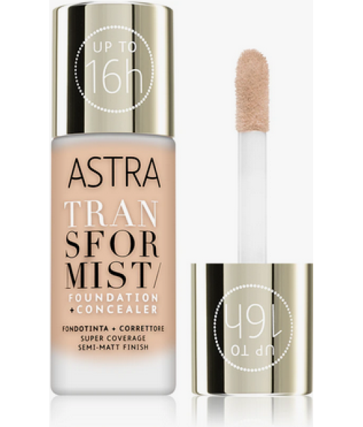astra transformist foundation + concealer 002c