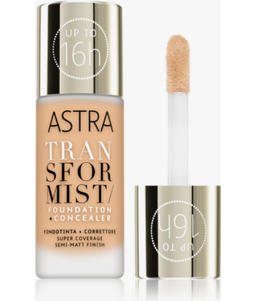 astra transformist foundation + concealer 003n