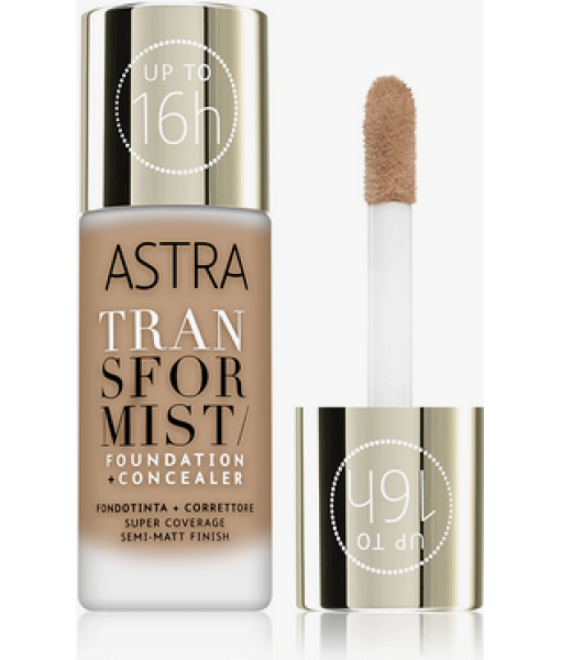 astra transformist foundation + concealer 004w