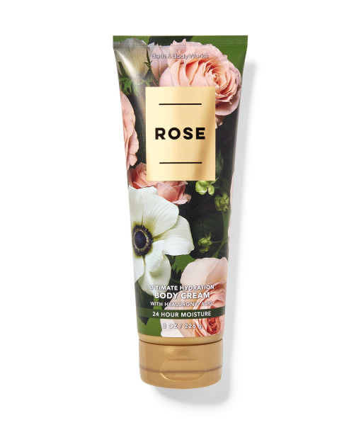 bath & body works rose body cream 226g