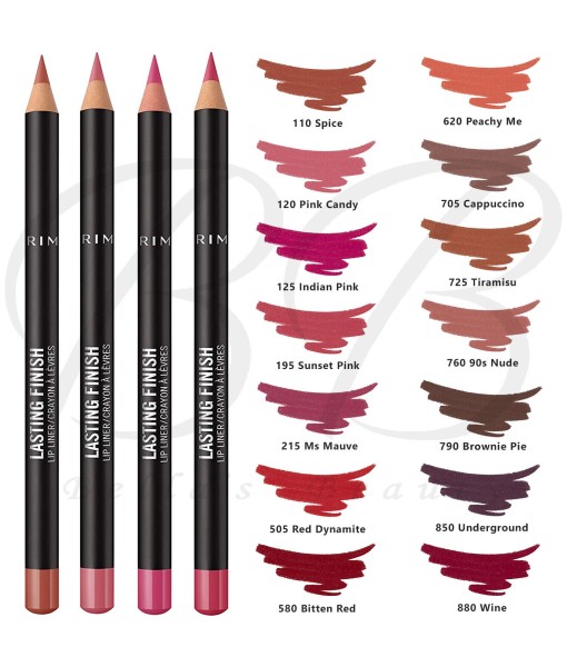 rimmel lasting finish lip liner 125