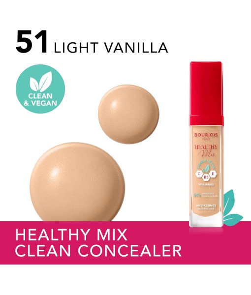 bourjois healthy mix clean & vegan 51 light vanilla 6ml