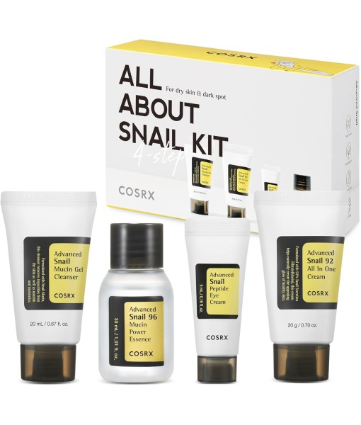 cosrx all about snail kit for dry skin & dark spot 