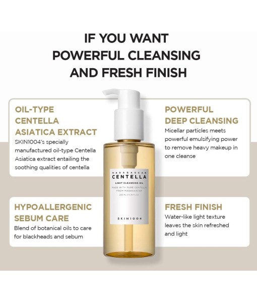 madagascar centella light cleansing oil 200ml