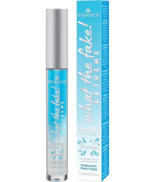 essence what the fake extreme plumping lip filler icy effect 02 ice ice baby 4.2ml