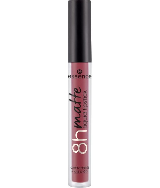 essence stay 8h matte liquid lipstick 08 dark berry