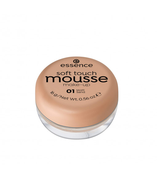 essence mousse foundation 01 matt sand