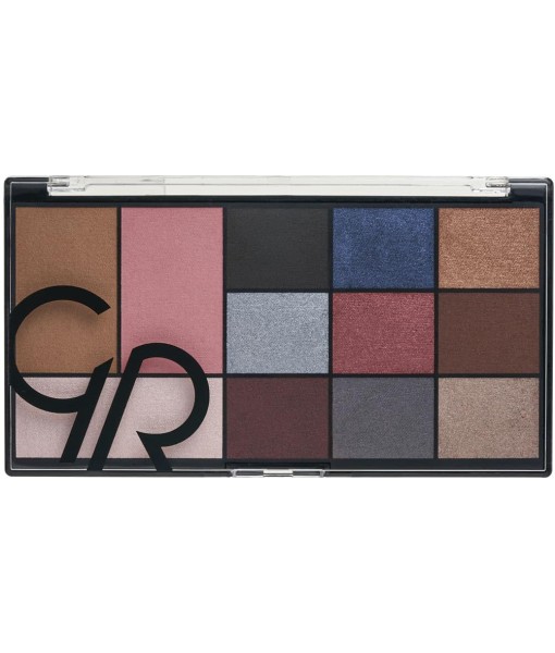golden rose city style face & eye palette 02 smoke