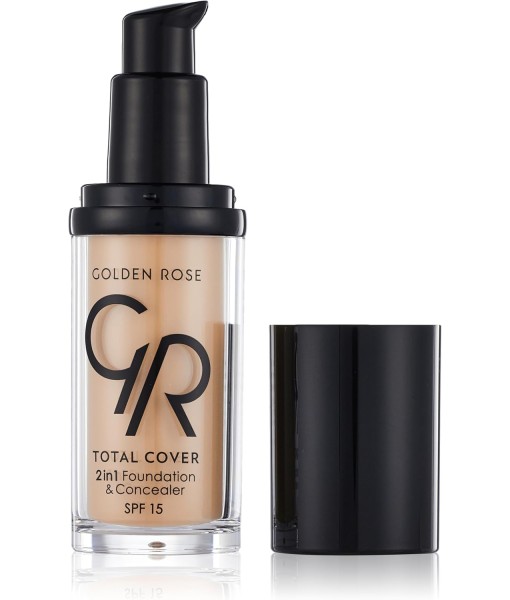 golden rose total cover foundation & concealer 30ml 12