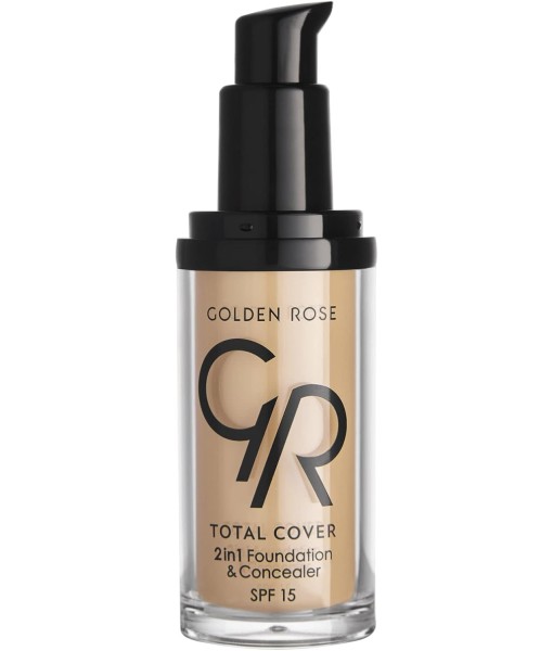 golden rose total cover foundation & concealer 30ml 05