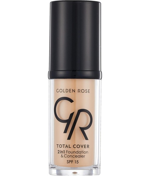 golden rose total cover foundation & concealer 30ml 12