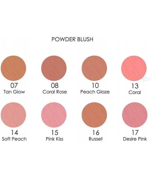 golden rose powder blush 17