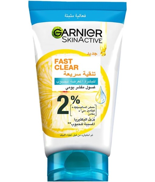 garnier fast clear daily exfoliating scrub 50 ml