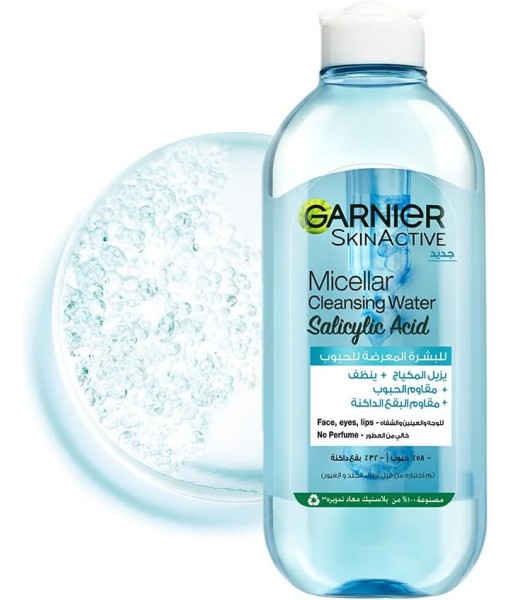 garnier micellar cleansing water salicylic acid 400ml