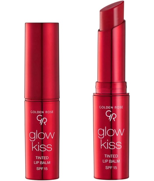 golden rose glow kiss tint lip balm strawbery 02