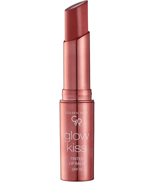 golden rose glow kiss tint lip balm vanila 01