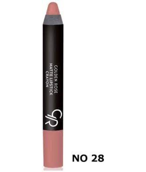 golden rose matte lipstick crayon 28