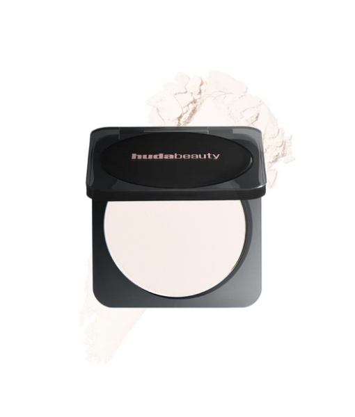 hudabeauty easy bake pressed matte powder 8.5g sugar cookie translucent