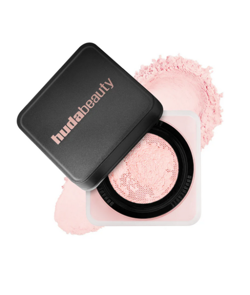 hudabeauty Easy Bake Loose Baking & Setting Powder cherry blossom cake