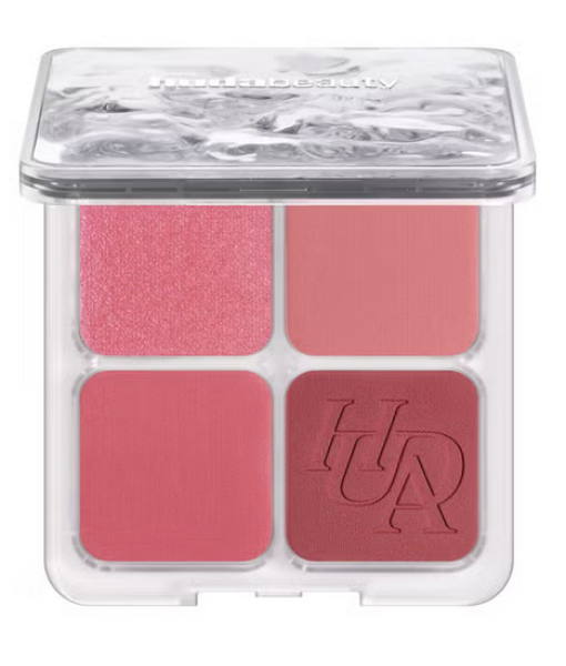 hudabeauty blush palette rose berry