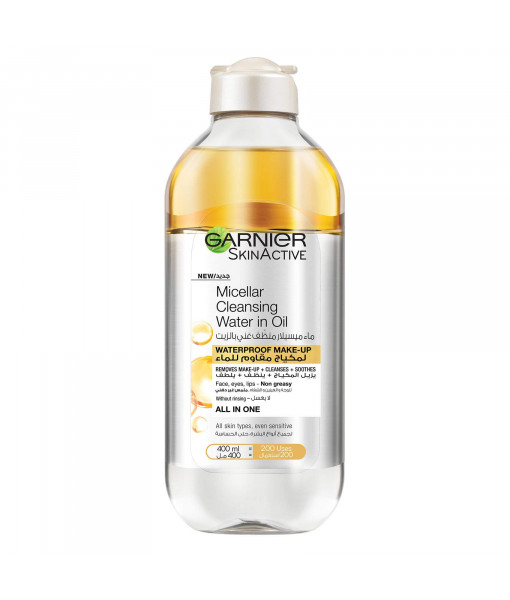 garnier micellar cleansing water oil 400ml