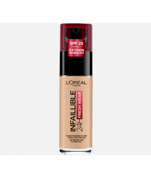 l'oreal 24h fresh wear infallible foundation 125