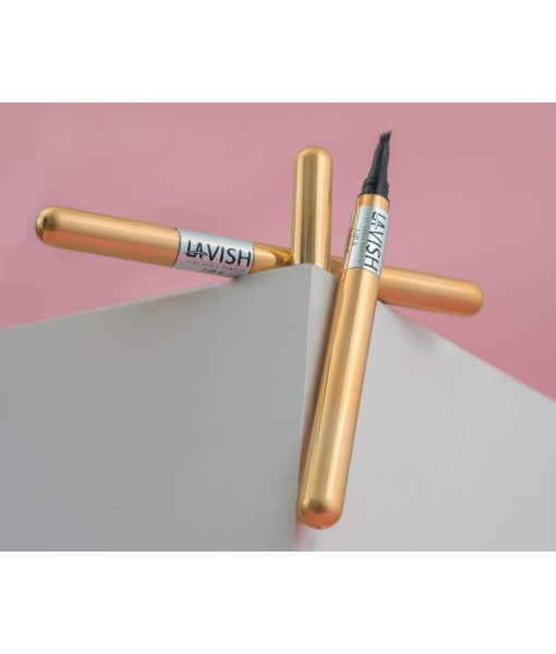 lavish lift & natural brow pen dark brown