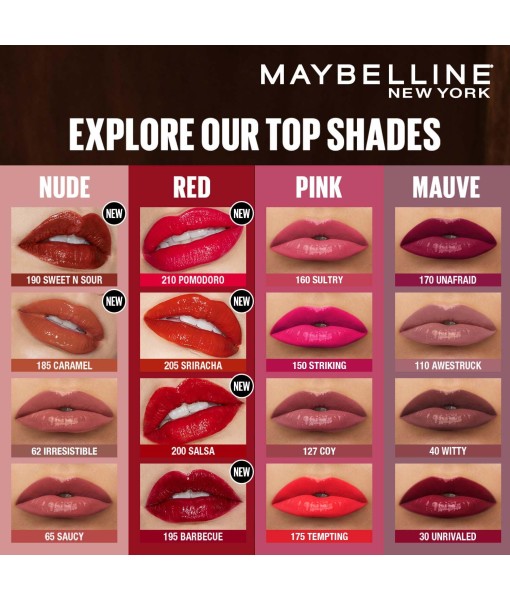 maybelline superstay vinyl ink 190 sweet n sour