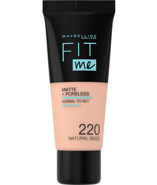 maybelline  FIT ME® MATTE + PORELESS FOUNDATION 220 natural beige