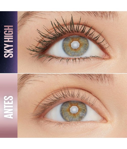 maybelline cils Sensational Sky High green altitude mascara